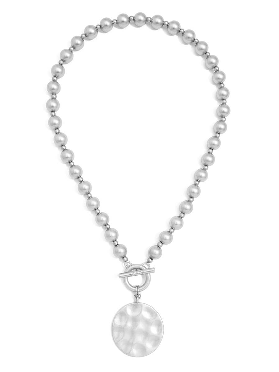 ZENZII Jewelry - Medallion And Toggle Pendant Necklace Jewelry