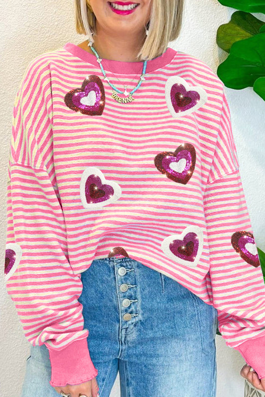 Valentines Sequin Top