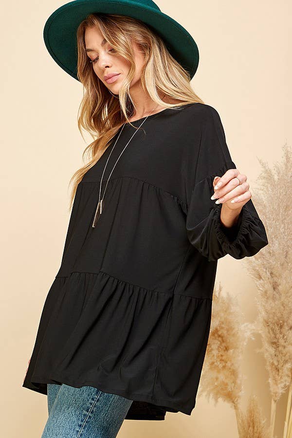 RILEY CUFFED TOP