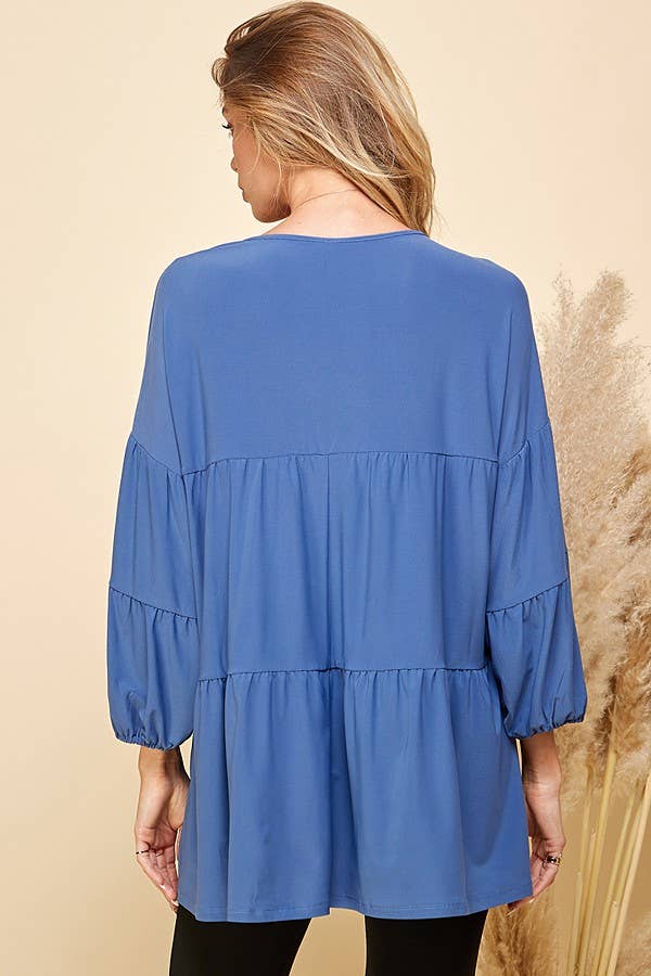 RILEY CUFFED TOP