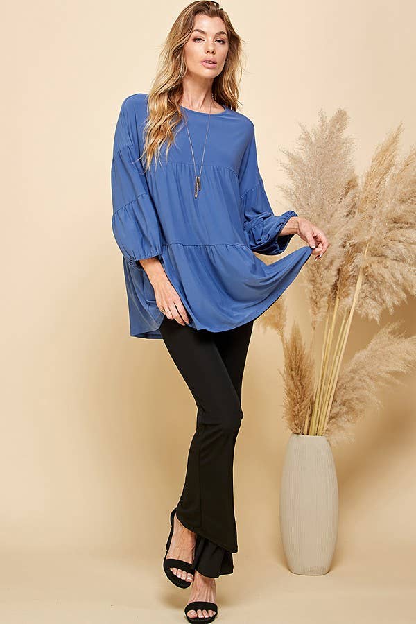 RILEY CUFFED TOP