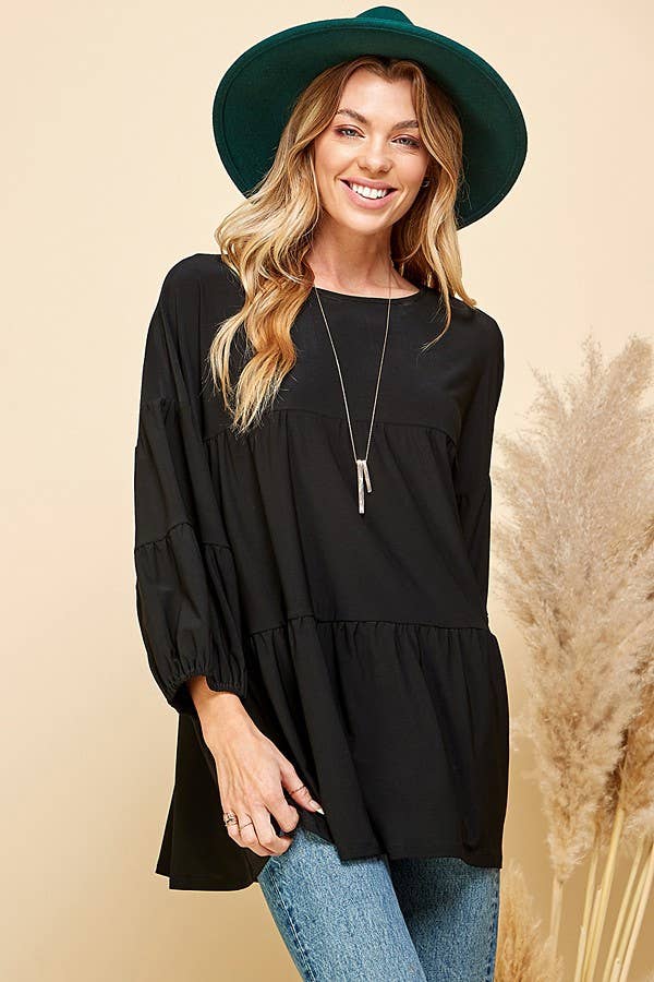 RILEY CUFFED TOP