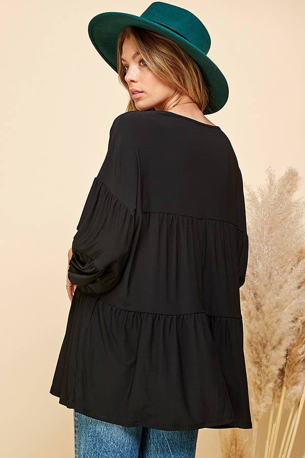 RILEY CUFFED TOP