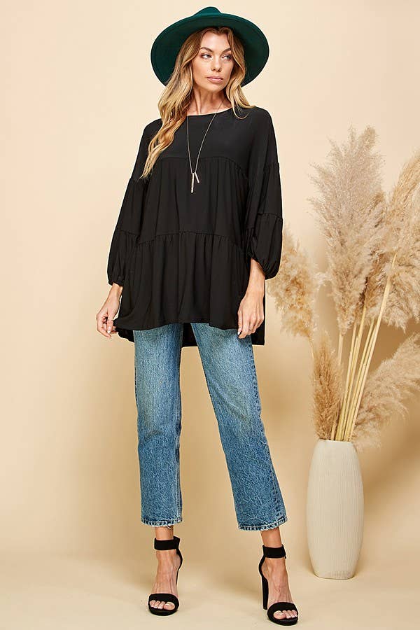RILEY CUFFED TOP