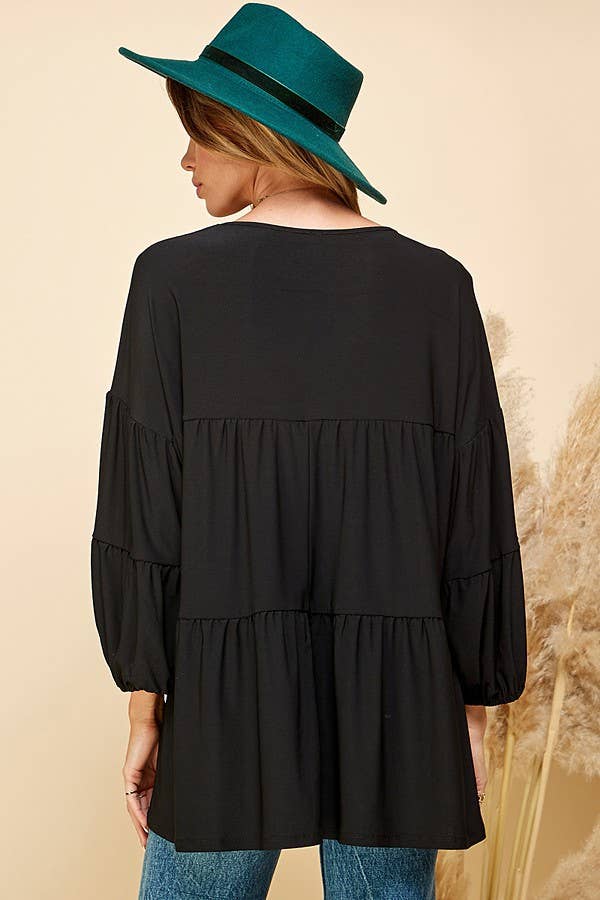 RILEY CUFFED TOP